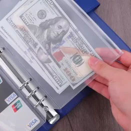 A5 Budget Envelopes with Zipper