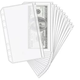 A6 Budget Envelopes with Zipper