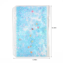 A6 Binder Envelopes with Glitter Sequins