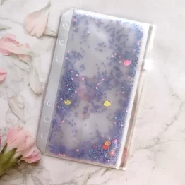 A6 Binder Envelopes with Glitter Sequins