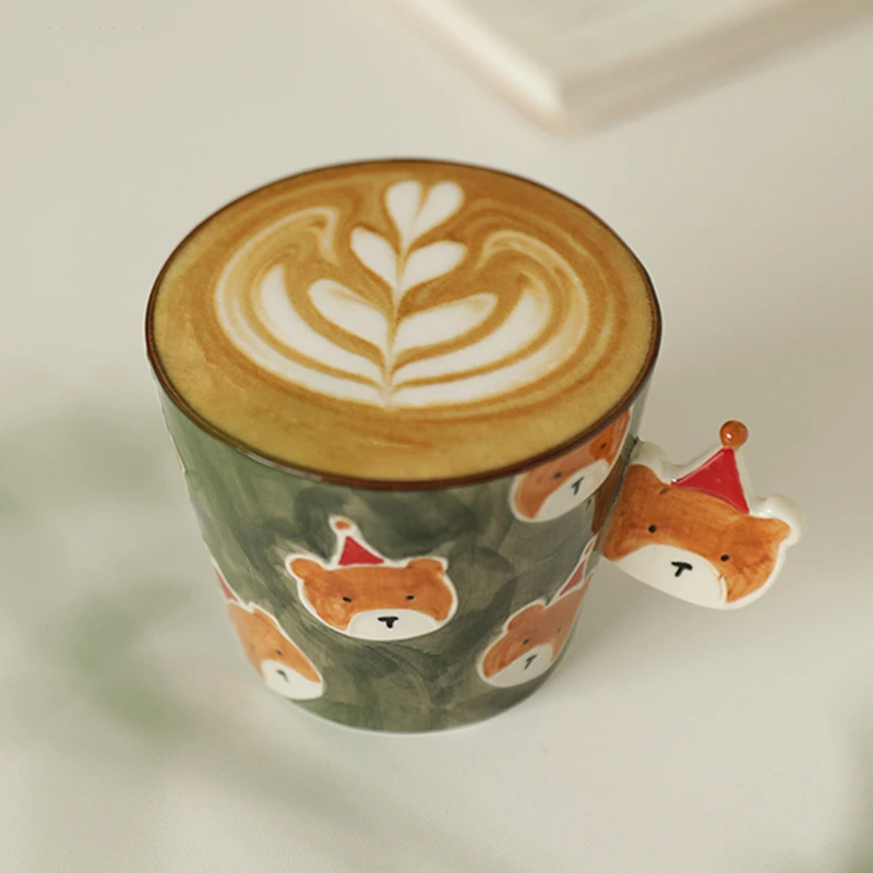 Ceramic Bear Coffee Mug with Handle (3) Ceramic Bear Coffee Mug with Handle