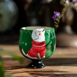 Cute Dog Footed Ceramic Coffee Mug