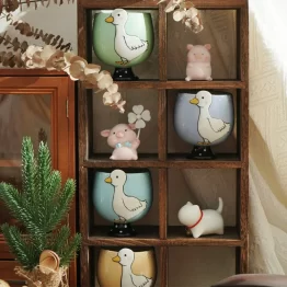 Cute Duck Footed Ceramic Coffee Mug (6) Cute Duck Footed Ceramic Coffee Mug