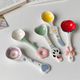 Cute Handcrafted Ceramic Spoons